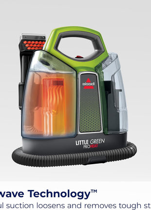 Little Green Proheat Portable Deep Cleaner/Spot Cleaner and Car/Auto Detailers with Self-Cleaning Hydrorinse Tool for Carpet and Upholstery, 2513E