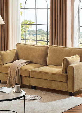 80.71'' Upholstered Square Arm Standard 3 Seater Sofa