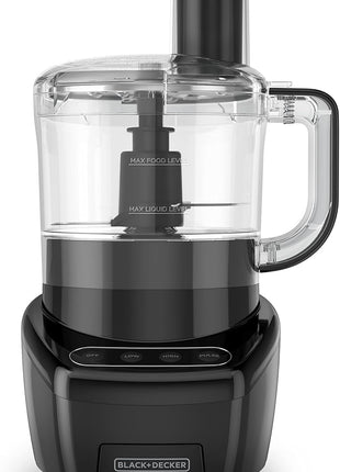 3-In-1 8-Cup Food Processor, Mutlifunctional and Dishwasher Safe, Black 450W, FP4200BC
