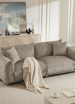 Anarii 85" W Oversized Loveseat Sofa Cloud Couch Curved Sofa Modern Sofa Living Room Couch Comfy Couch Deep Sofa