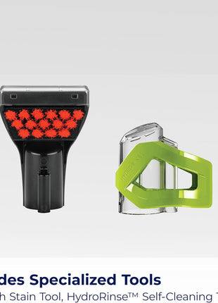 Little Green Proheat Portable Deep Cleaner/Spot Cleaner and Car/Auto Detailers with Self-Cleaning Hydrorinse Tool for Carpet and Upholstery, 2513E