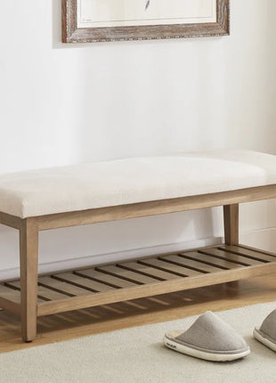 Hahnville 43.3'' W Upholstered Storage Bench