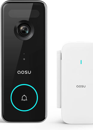 Doorbell Camera Wireless Outdoor,  5MP Ultra HD, 3D Motion Detection Video Doorbell with Chime, Enhanced (2.4/5 Ghz) Wifi, 180-Day Battery Life, Work with Alexa & Google Assistant