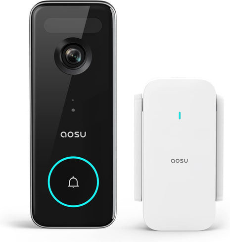 Doorbell Camera Wireless Outdoor,  5MP Ultra HD, 3D Motion Detection Video Doorbell with Chime, Enhanced (2.4/5 Ghz) Wifi, 180-Day Battery Life, Work with Alexa & Google Assistant