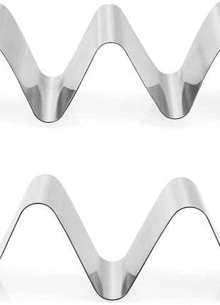 Stainless Steel Taco Holder Stand, Set of 6 - Stylish Rack Holds up to 3 Tacos Each, Keeping Shells Upright - Oven, Grill and Dishwasher Safe