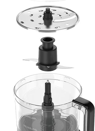 3-In-1 8-Cup Food Processor, Mutlifunctional and Dishwasher Safe, Black 450W, FP4200BC