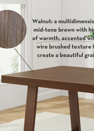 Linzy 6-Person Solid Wood Dining Set