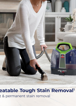 Little Green Proheat Portable Deep Cleaner/Spot Cleaner and Car/Auto Detailers with Self-Cleaning Hydrorinse Tool for Carpet and Upholstery, 2513E