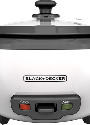 2-In-1 Rice Cooker & Food Steamer - 6-Cup Capacity, Automatic Keep Warm, Nonstick Bowl, Steaming Basket - Effortless Cooking