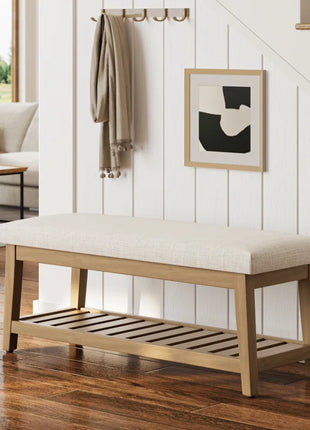 Hahnville 43.3'' W Upholstered Storage Bench