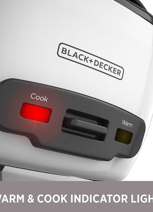 2-In-1 Rice Cooker & Food Steamer - 6-Cup Capacity, Automatic Keep Warm, Nonstick Bowl, Steaming Basket - Effortless Cooking