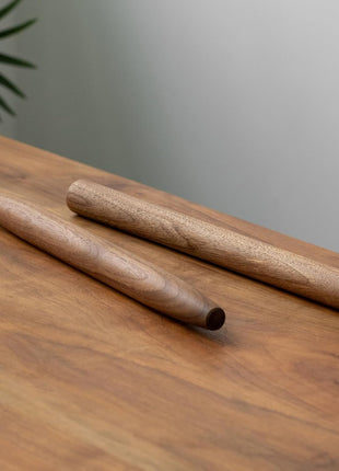 Walnut Rolling Pin for Baking (Walnut 15-3/4 Inch)
