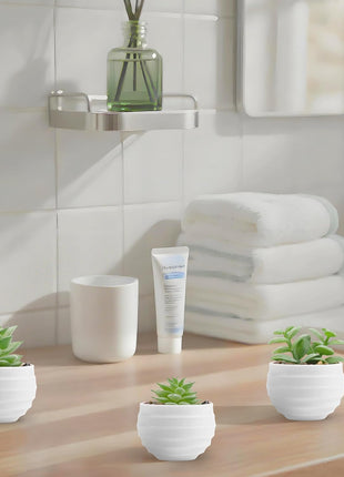 6Pcs Fake Plants Cute Succulent Small Artificial Plants for Home Office Bathroom Living Room Bookshelf Bedroom Decor Indoor Aesthetic