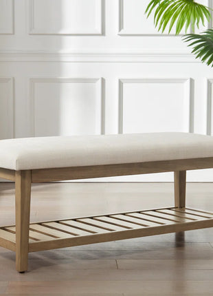 Hahnville 43.3'' W Upholstered Storage Bench