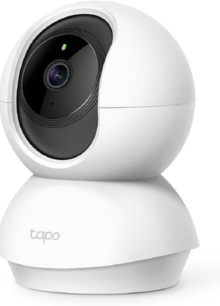 Tp-Link  Smart Pan/Tilt Indoor Security Camera, 360° Motion Tracking, 1080P Full HD Wifi Camera for Pet/Baby, Night Vision, 2-Way Audio, 128 GB Local Storage, Works W/Alexa & Google ( C200)