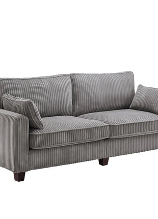 80.71'' Upholstered Square Arm Standard 3 Seater Sofa