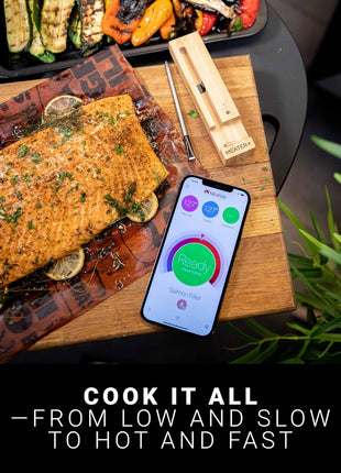 plus | Smart Meat Thermometer with Bluetooth | 165Ft Wireless Range | for the Oven, Grill, Kitchen, BBQ, Smoker, Rotisserie