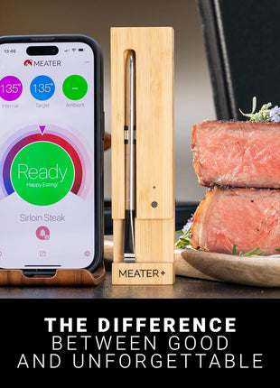 plus | Smart Meat Thermometer with Bluetooth | 165Ft Wireless Range | for the Oven, Grill, Kitchen, BBQ, Smoker, Rotisserie