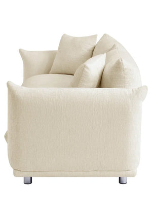 Anarii 85" W Oversized Loveseat Sofa Cloud Couch Curved Sofa Modern Sofa Living Room Couch Comfy Couch Deep Sofa