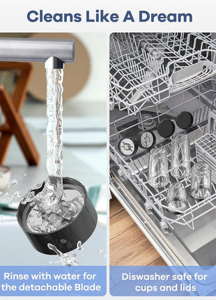 Smoothie Blender,  Blenders for Smoothies with 15-Piece Blender and Grinder Combo, 4 Bpa-Free Personal Blender Cup, for Shakes, Protein Drinks, Fruit Vegetable Drink, Nuts, Spices, Coffee Beans