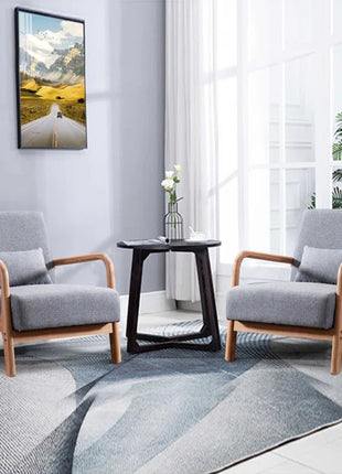 Bonnita 26" Wide Mid Century Upholstered Accent Chair with an Extra Pillow