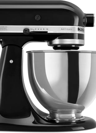 Artisan Series 5-Quart Tilt-Head Stand Mixer, Onyx Black, KSM150PSOB