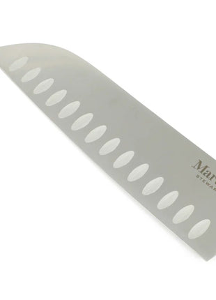 16 Piece Lockton High Carbob Stainless Steel Cutlery Kitchen Knife Block Set W/ ABS Tripe Riveted Forged Handle Acacia Wood Block - Sage Green W/ Gold