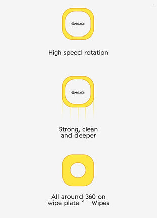 Lazy Home Smart Mopping Robot,Automatic Floor Mopping Robot Wet and Dry,Robot Vacuum,Sweeping Robot Household Mop,Sweeping Robot Vacuum Cleaner,Robot Vacuum Pet Hair,Robot Vacuum Cleaner (B, Black)