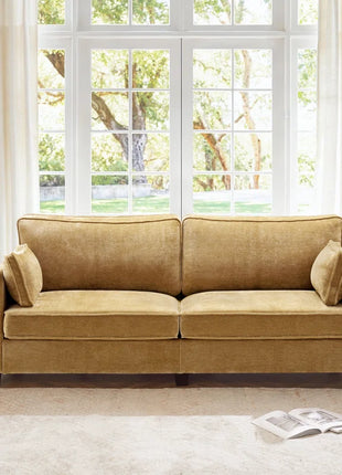 80.71'' Upholstered Square Arm Standard 3 Seater Sofa