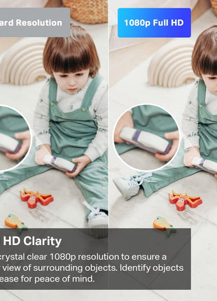 Tp-Link  Smart Pan/Tilt Indoor Security Camera, 360° Motion Tracking, 1080P Full HD Wifi Camera for Pet/Baby, Night Vision, 2-Way Audio, 128 GB Local Storage, Works W/Alexa & Google ( C200)