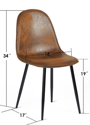 Delfinia Upholstered Side Dining Chair for Living Room Kitchen Dining Room