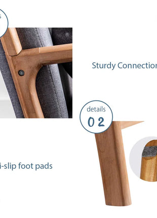 Bonnita 26" Wide Mid Century Upholstered Accent Chair with an Extra Pillow