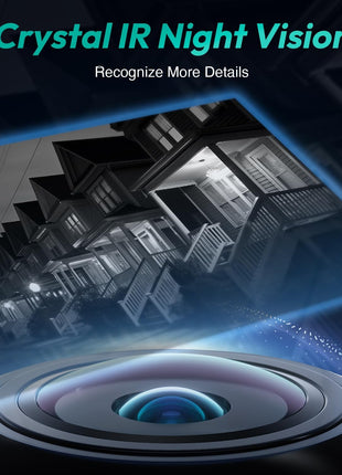 Doorbell Camera Wireless Outdoor,  5MP 1:1 Head-To-Toe with 180° View, No Monthly Fee, 2-Way Audio, Ai/Rader/Pir Detection, 2.4&5Ghz Wifi, Battery/Wired, Night Vision, Alexa & Google Assistant