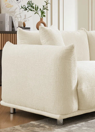 Anarii 85" W Oversized Loveseat Sofa Cloud Couch Curved Sofa Modern Sofa Living Room Couch Comfy Couch Deep Sofa