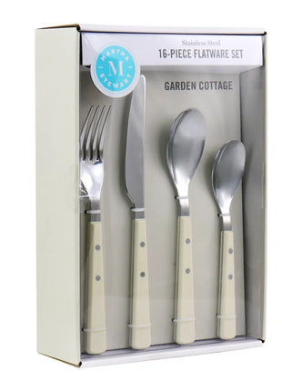 Garden Cottage 16 Piece Flatware Set, Service for 4