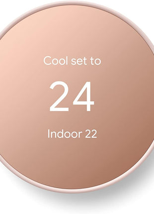 Nest Thermostat - Smart Thermostat for Home - Programmable Wifi Thermostat - Sand