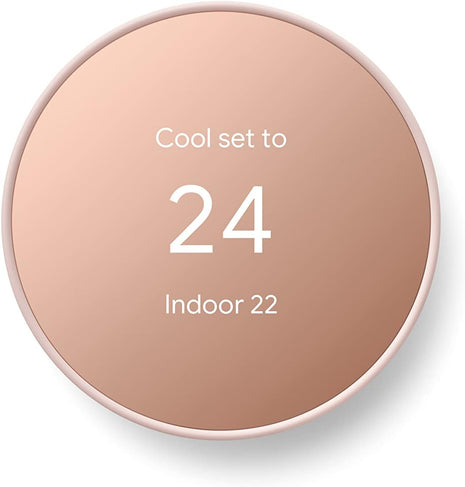 Nest Thermostat - Smart Thermostat for Home - Programmable Wifi Thermostat - Sand