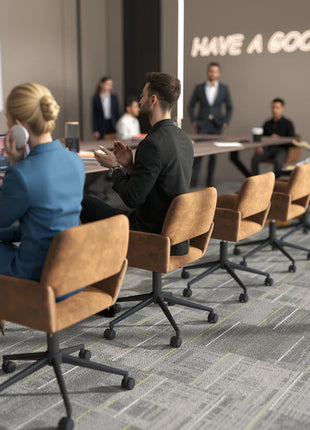 Hurrem 360 Degree Swivel Task Chair with Ergonomic Design, Height Adjustable for Bedroom, Office