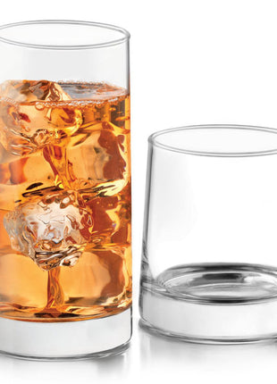 Cabos 16-Piece Tumbler and Rocks Glass Set