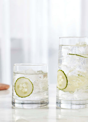 Cabos 16-Piece Tumbler and Rocks Glass Set