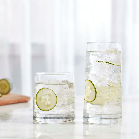 Cabos 16-Piece Tumbler and Rocks Glass Set