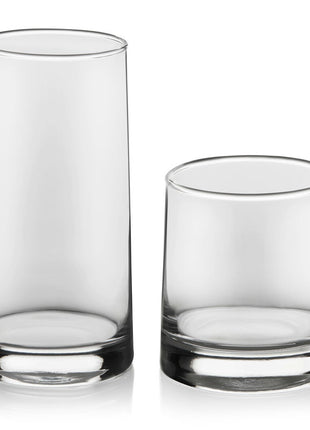 Cabos 16-Piece Tumbler and Rocks Glass Set