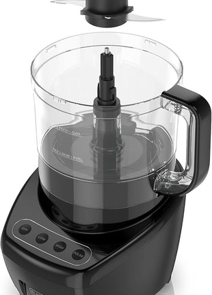 3-In-1 8-Cup Food Processor, Mutlifunctional and Dishwasher Safe, Black 450W, FP4200BC
