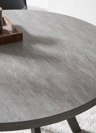 Garrell 46‘’ round Dining Table, Mid-Century round Kitchen Table for 4 Person, Modern Leisure Coffee Table