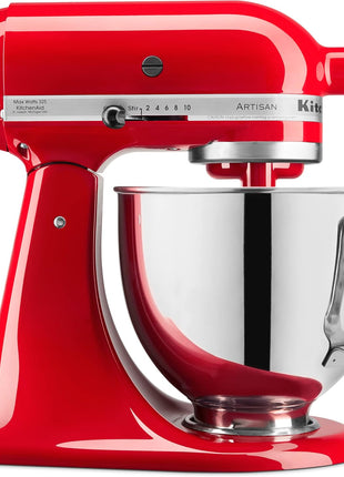 Artisan Series 5-Quart Tilt-Head Stand Mixer, Passion Red, KSM150PSPA