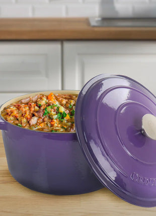 Non-Stick Cast Iron round Dutch Oven